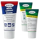 Keze White Lithium Grease Automotive 1 oz and Dielectric Grease 2 oz