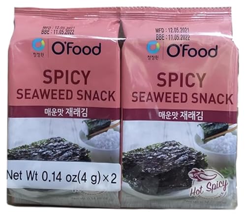 وجبة خفيفة من الأعشاب البحرية الحارة من أوفود 2 × 4 جم