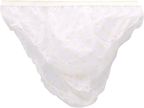 Miniatura 6 de Bragas desechables, ropa interior para mujer, calzoncillos de papel de algodón para viajes y estancias hospitalarias, 7 piezas (XL), Predeterminado