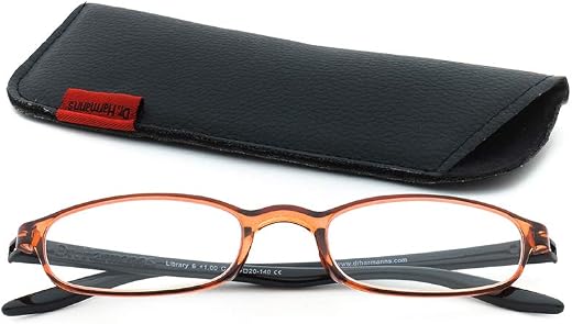 DR.HARMANN'S READING GLASSES® FULL RIM LIGHT WEIGHT FRAME (Model: Library 6)