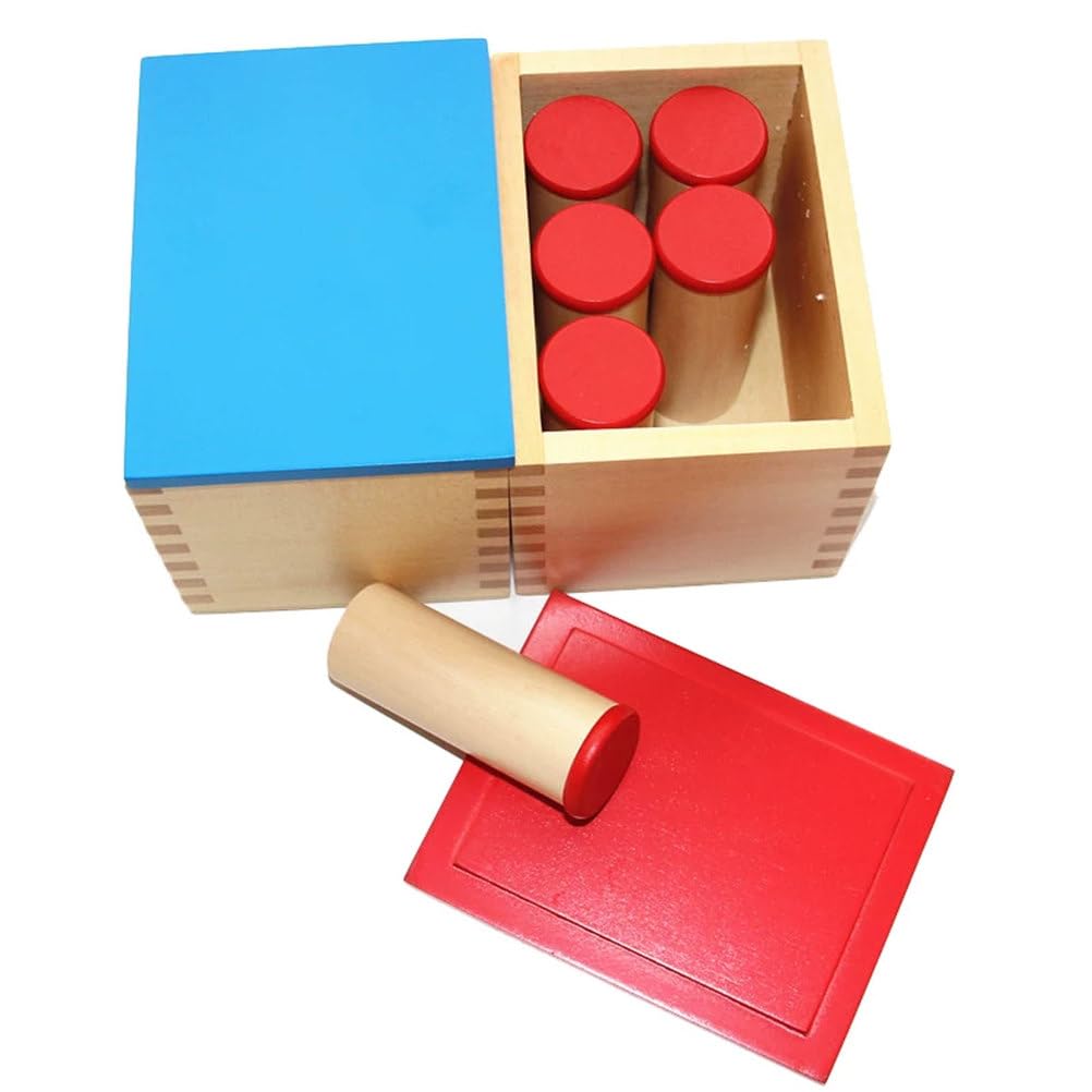 ttnmrc Montessori Sound Cylinders Wooden Sensory Material