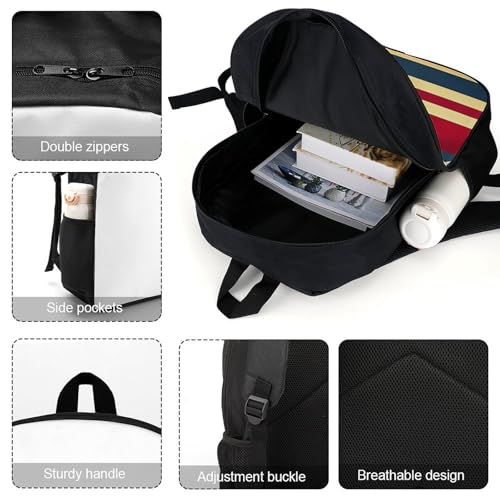 Sac à dos drapeau américain grand format pour protéger votre ordinateur portable 17" - 4