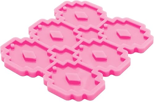 Miniatura 4 de Angel Wings Molde colgante bohemio brillante para molde de resina con estampado azteca, mini moldes de aretes de silicona, molde de fabricación de