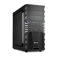 Sharkoon VG4-V PC-Gehäuse (2x USB 3.0, 2x USB 2.0, ATX) schwarz