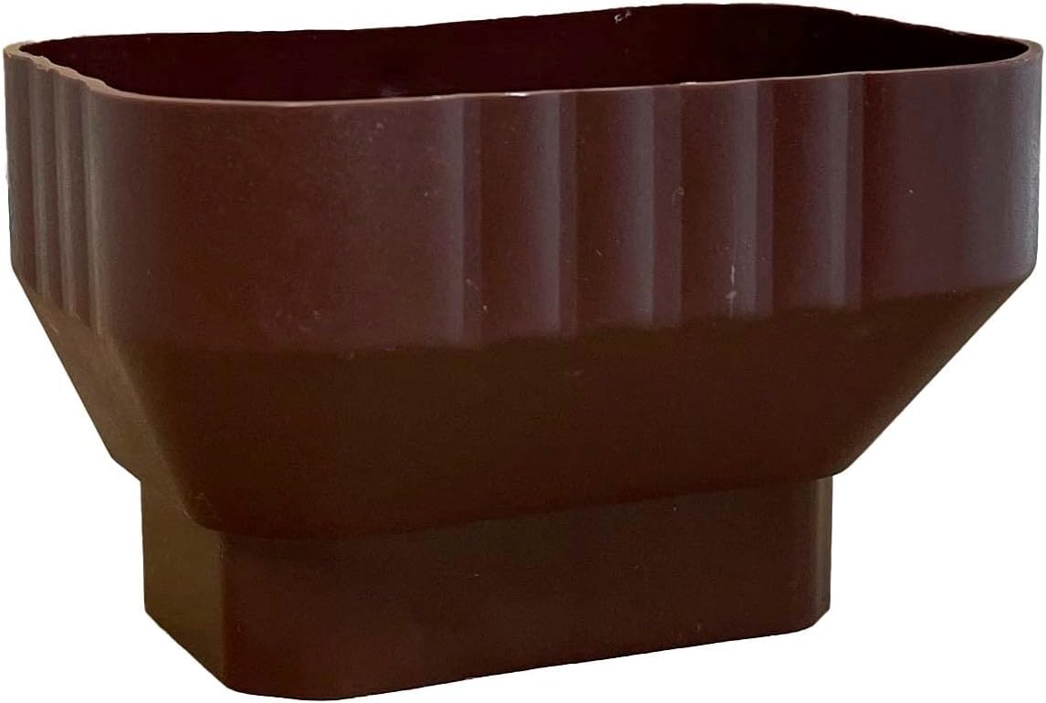 3x4 Downspout to 2x3 Downspout Adapter (Brown)