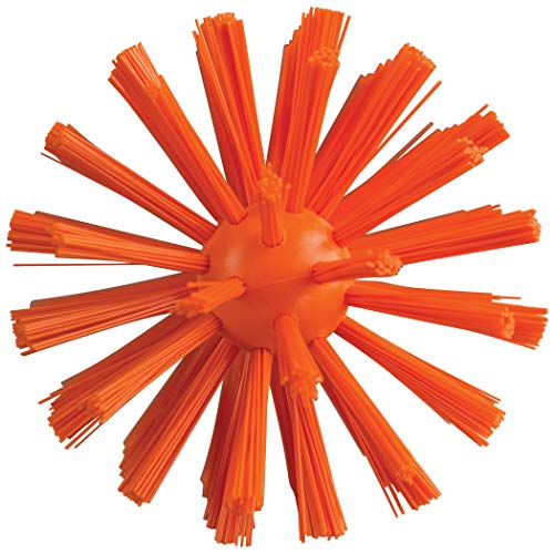 Image of Vikan O3.5 inch One-Piece Pipe Brush 5381-90-7 - Medium /Stiff - Orange