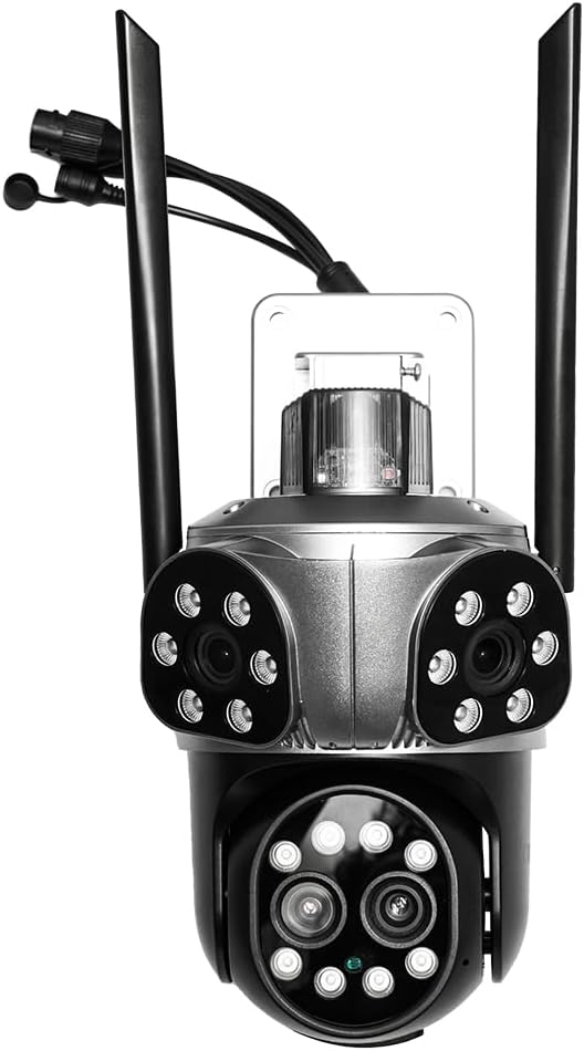 كاميرا مراقبة خارجية WiFi بدقة 8MP من CRONY مقاومة...