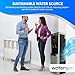Stand Free Solaris WaterGen A20 Atmospheric Water Generator, Makes Water from The air. No Plumbing Needed. This Water Machine is Great for Home use, Office, RV, Boat or Emergencies.