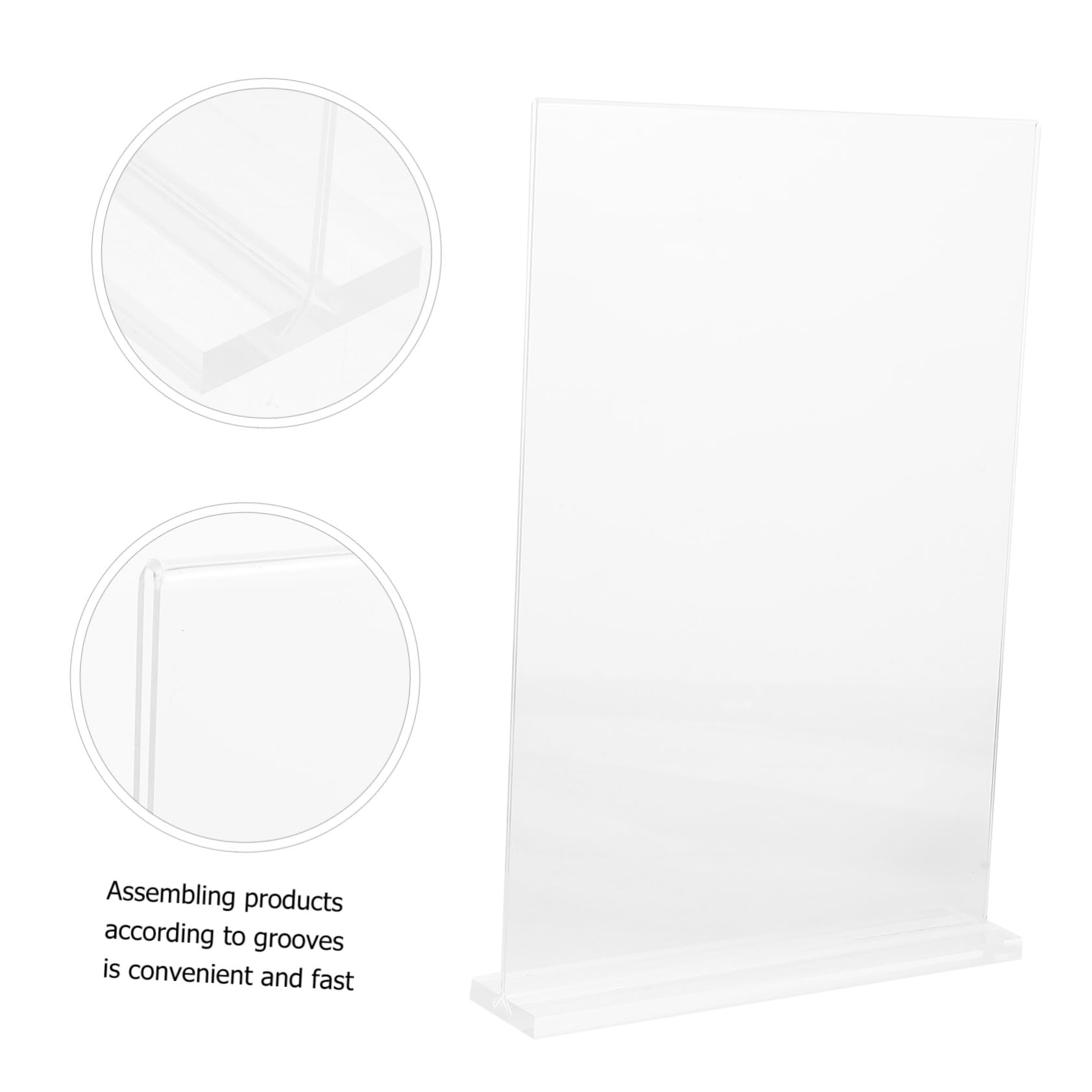 Expositor A4, Portamenús Acrílico, Expositor De Plástico A4, Expositor De Escritorio Para Carteles, Menús En Restaurantes, Hoteles, Expositor Transparente, Doble Cara, Portamenús De Escritorio