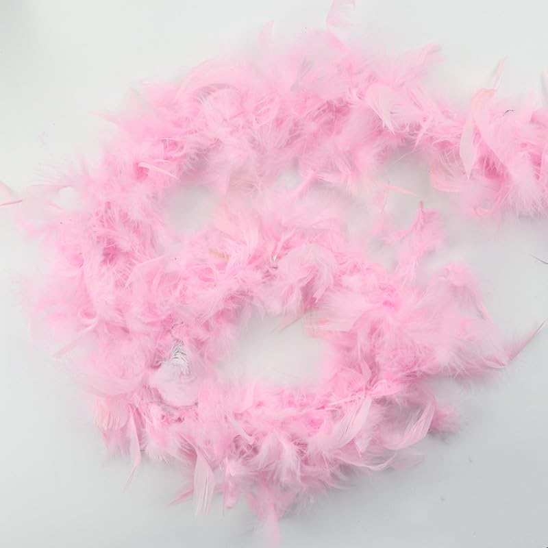 Boa En Plumes De Marabout 2 M – Multicolore – écharpe Déguisement, Décoration, Artisanat