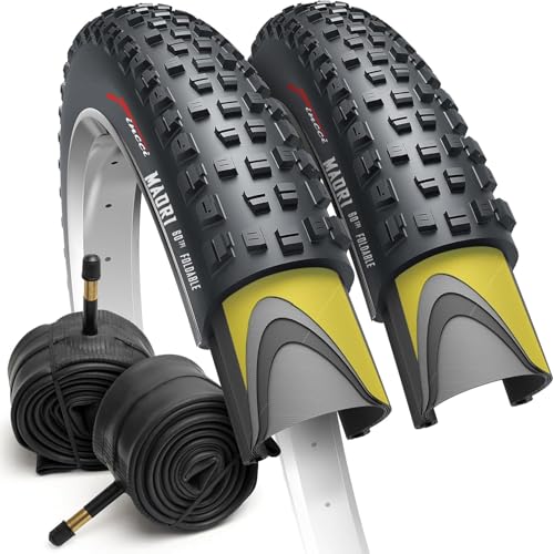 Fincci MTB Reifen 29 Zoll – 2er Set Faltreifen 29 x 2.25 Zoll mit 1 mm...