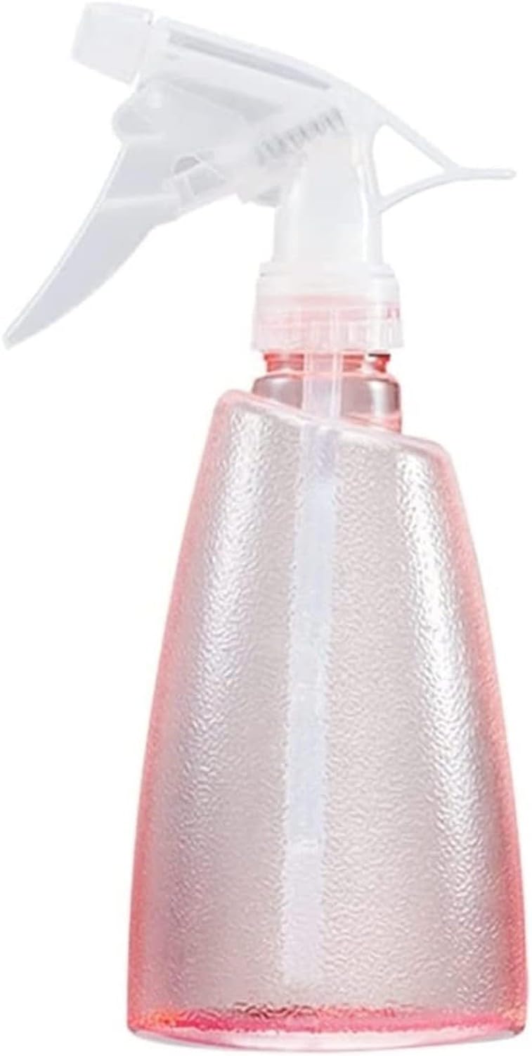 WOMGKDA Portable 500ml Plastic Watering Can For Indoor Plants Garden Flowers Refillable Houseplant Bottle Water Can For Watering Bonsai Outdoor Succulents Grey, Roze