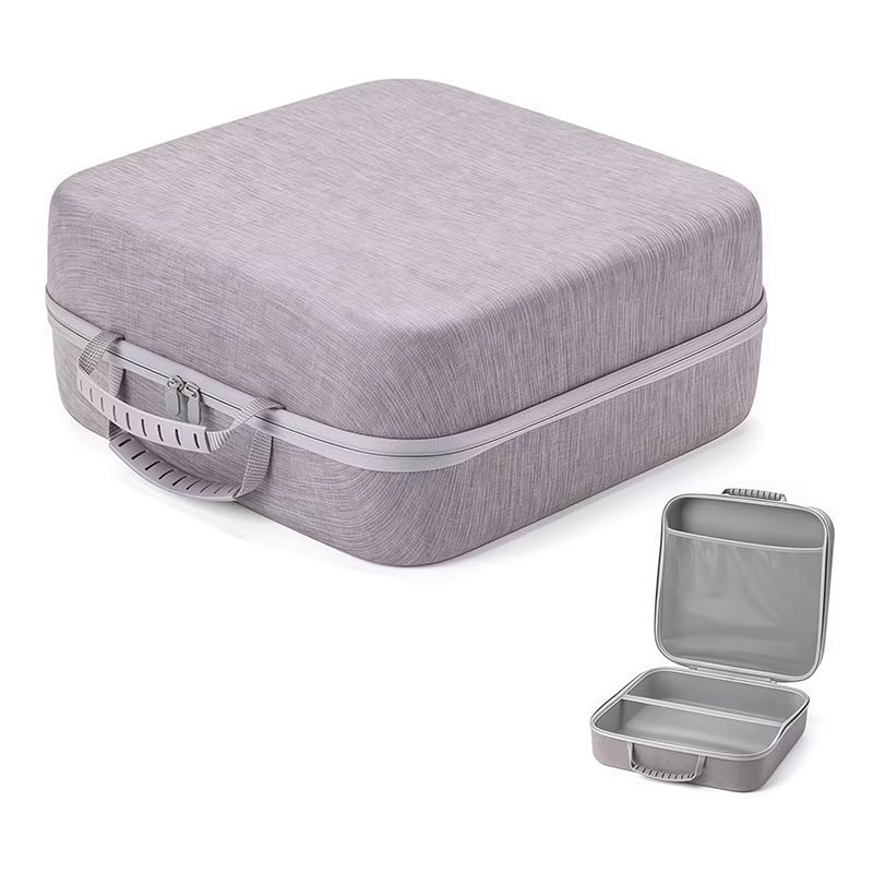 Bolsa Organizador Cable Coche Maletero Funda para Citroen SpaceTourer 2016-2026 | Blanco Tela Dragón EVA Forro Terciopelo Cables Alimentación Protector Estuche Maleta Auto Accesorios