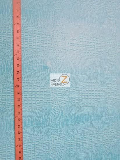 AquaGuard® Crocodile Marine Vinyl Fabric 14 Colors 1-5-10-15-20-30 YDS Waterproof PVC Upholstery Commercial Outdoor (Deadpool Red 1 Yard)