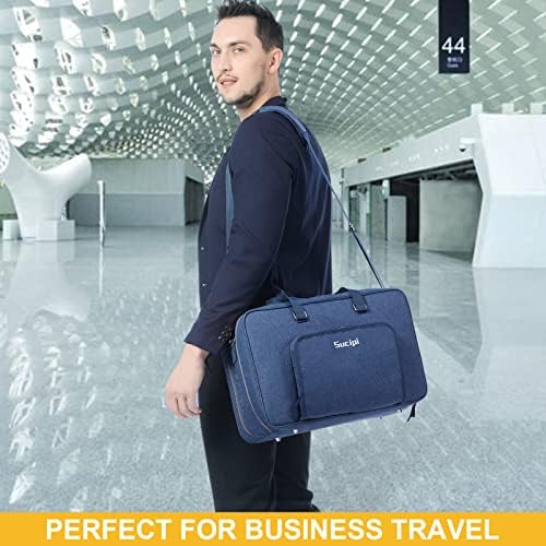 Sucipi Weekender Bag Personal Item Carry On Bag for Spirit Airlines Large Travel Duffle Bag,Blue 6 Sucipi Weekender Bag Personal Item Carry On Bag for Spirit Airlines Large Travel Duffle Bag,Blue