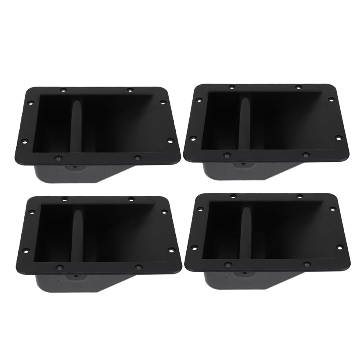 Mipcase 1set Durable Speaker Handle Replacement Lightweight Plastic Handle for Amplifier Cabinets Easy Installation Secure Mounting for Heavy Equipment Carrying 4pcs