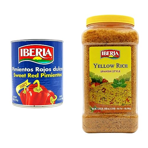 Iberia Sweet Red Pimientos 27.5 oz + Iberia Yellow Rice 6.25 lb. image 2