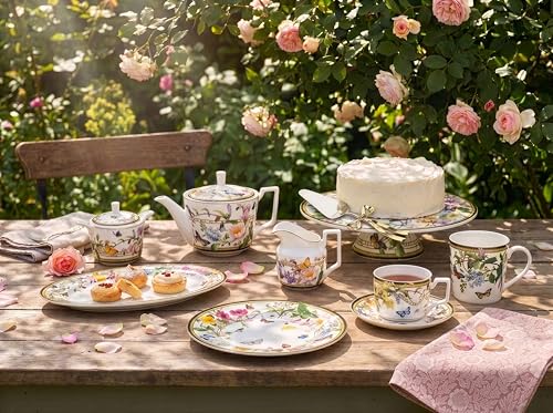 Taza Butterfly Garden de porcelana fina 15 oz miniatura 3