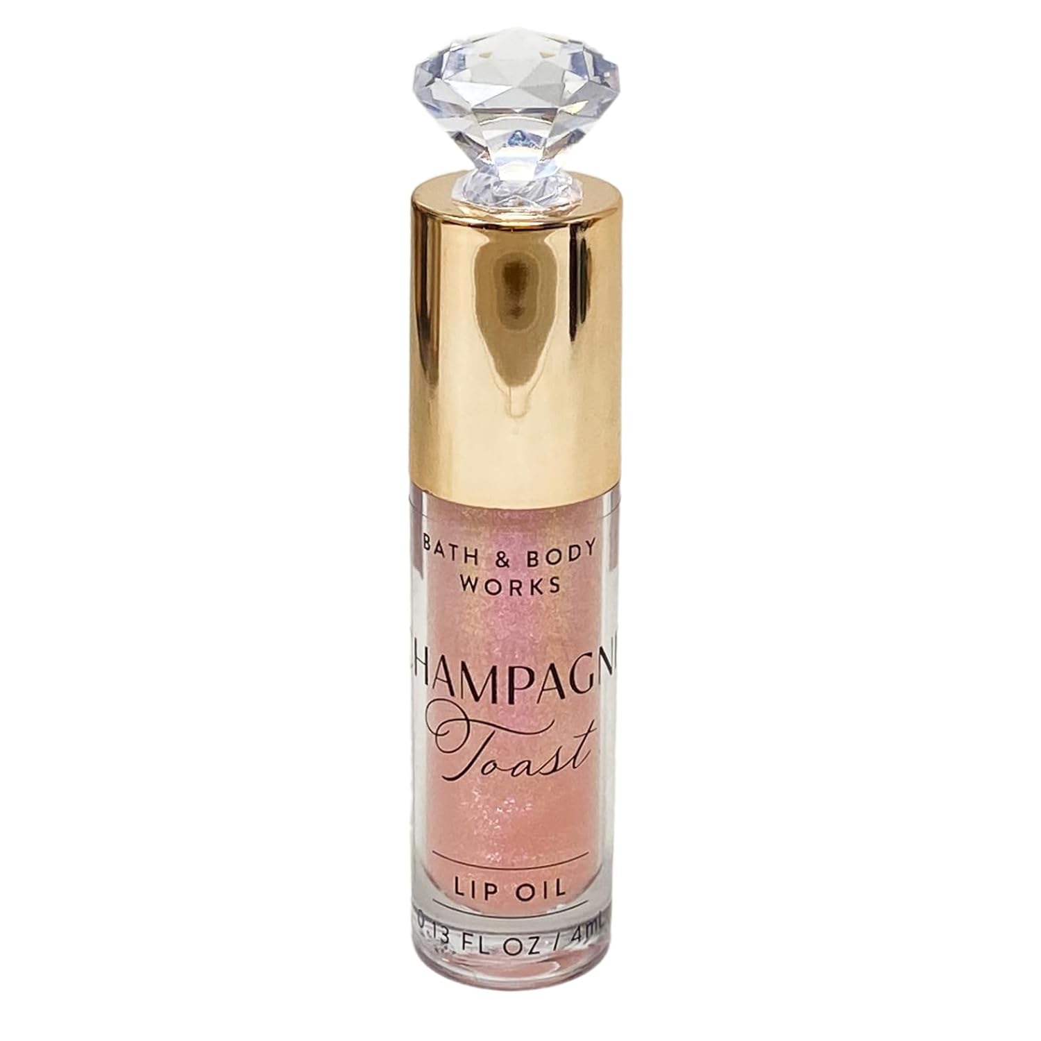 Bath & Body Works Champagne Toast 2-Pack Lip Oil with a Natural Oats Sample Soap