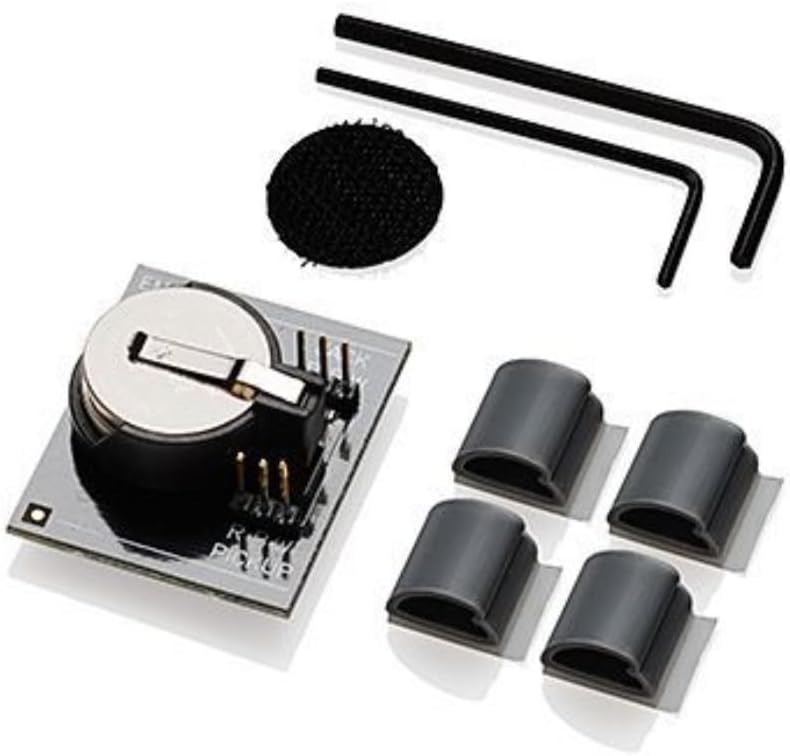 EMG ACS Acoustic Guitar Soundhole Pickup Black Bundle w/ 12x Fender Guitar Picks and Liquid Audio Polishing Cloth