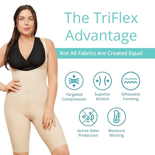 MARENA SFBHS2 Women’s Girdle with High Back, No Closures, Short-Length - Post-surgical Shapewear Support2