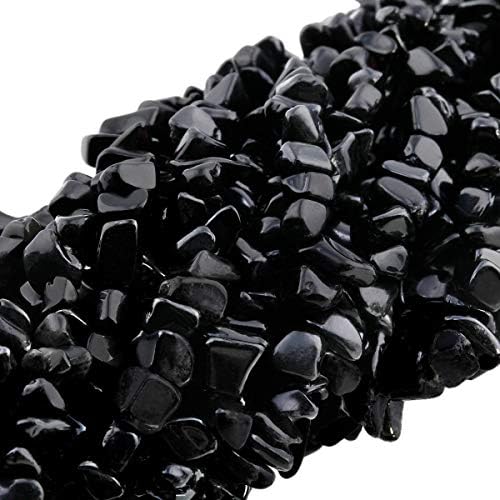 KYEYGWO Irregular Tumbled Chip Beads Strands 5-8mm Drilled Semi Precious Stones for Jewellery Making DIY Art Craft