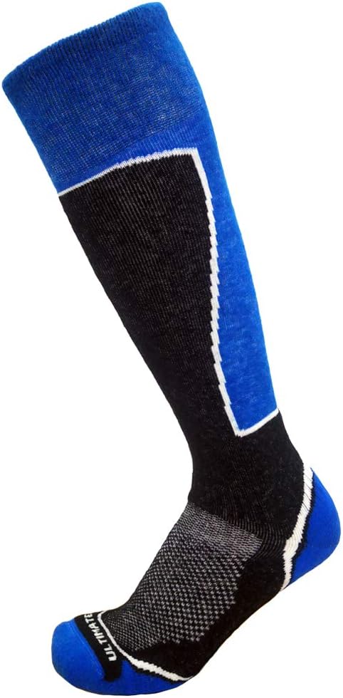 Mens Midweight Merino Wool Ski Snowboard Warm Socks