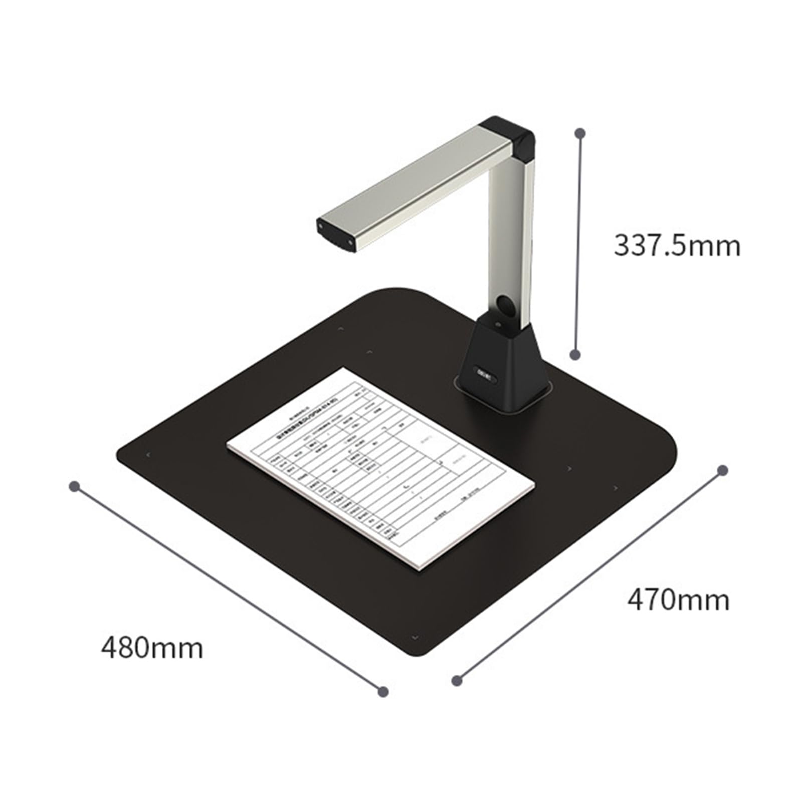 Scanner de documents, scanner de livre portable, objectif 22 millions, projection en temps réel, retrait automatique des doigts, correction d'aplatissement en un clic
