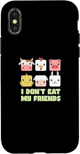 Miniatura 7 de Funda para iPhone 12 mini Pig Fish Bunny Friends para personas veganas