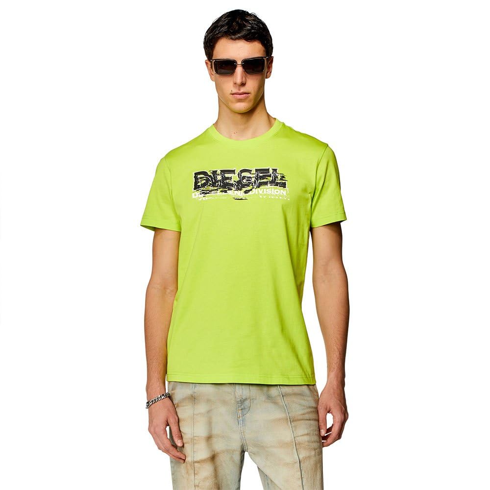 Diesel Men's 5Kb-0Grai Diesel_t-Diegor-K70 Magliet_shirt_gray_m