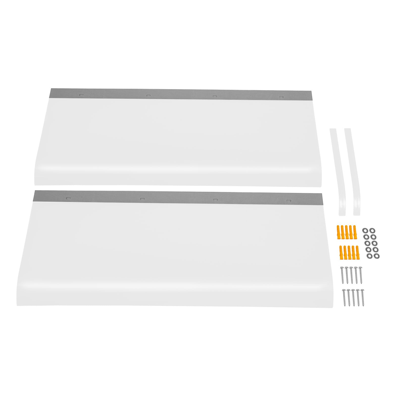 Marquesina para puerta de casa, cubierta de terraza, marquesina de PET, protege de la lluvia, el granizo y los rayos UV, cubierta de pérgola, cubierta de balcón para terraza, veranda, ventana