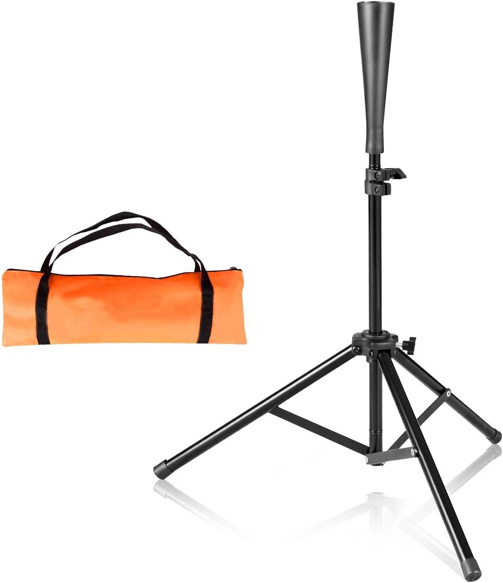 GYMAX Baseball Softball Batting Tee, Travel Portable