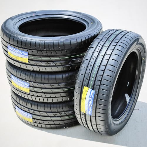 Set of 4 (FOUR) Accelera Iota ST68 All-Season Truck/SUV High Performance Radial Tires-255/55R20 255/55ZR20 255/55/20 255/55-20 110W Load Range XL 4-Ply BSW Black Side Wall UTQG 400AA