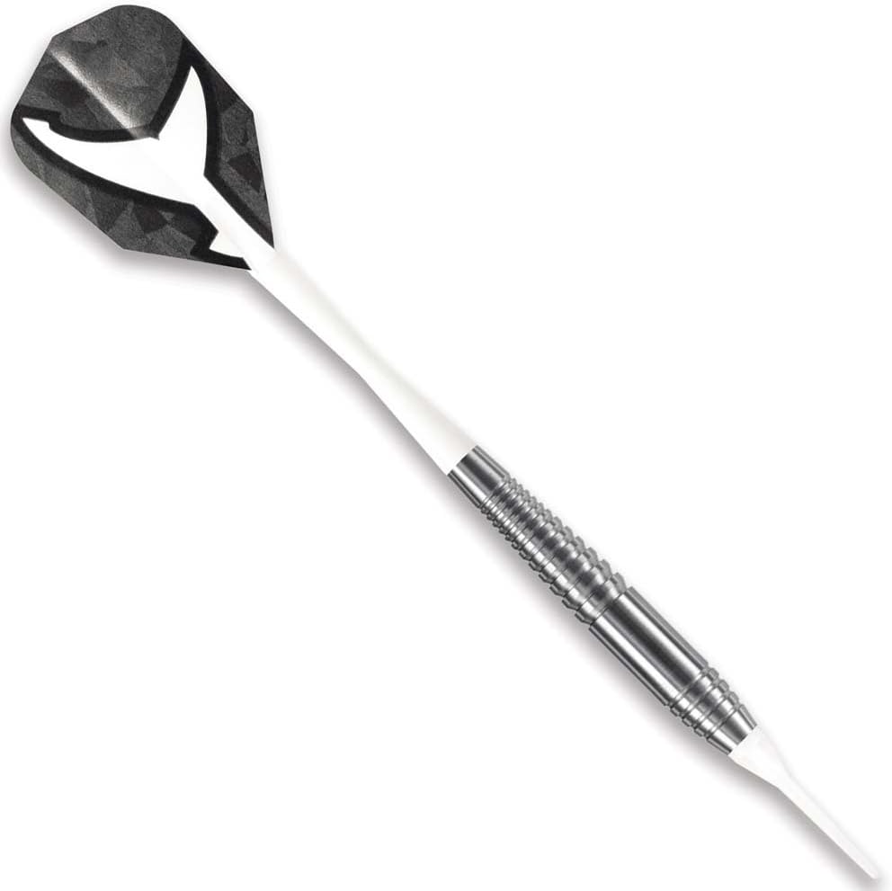 Harrows Silver Shark Coated Brass Soft Tip Darts 18 Grams 55932