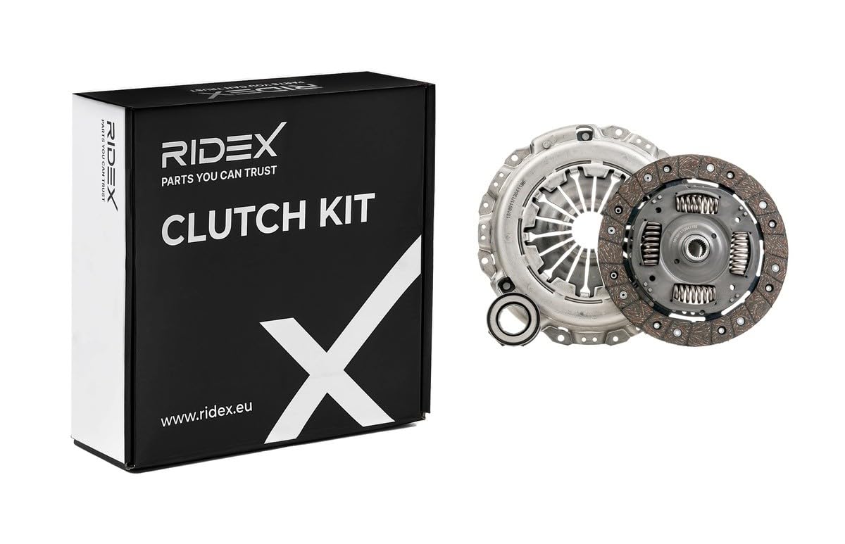 RIDEX 479C0148 Kit d'embrayage avec mécanisme d'embrayage avec disque d'embrayage avec butée de débrayage Compatible avec VW Polo V 3/5 portes 6R1, 6C1