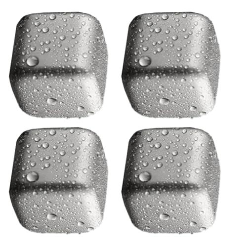 Práctica roca de hielo para bebidas, control rápido de temperatura, whiskies, cubos de refrigeración de metal, para cócteles, piedra