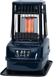 TOYOTOMI(トヨトミ) パワーヒート PH-10(A) ネイビー 大型石油ストーブ 業務用 高火力 カフェテラス ガレージ 暖房出力9.57kW~3.70kW 【コンクリート】34【木造】25畳