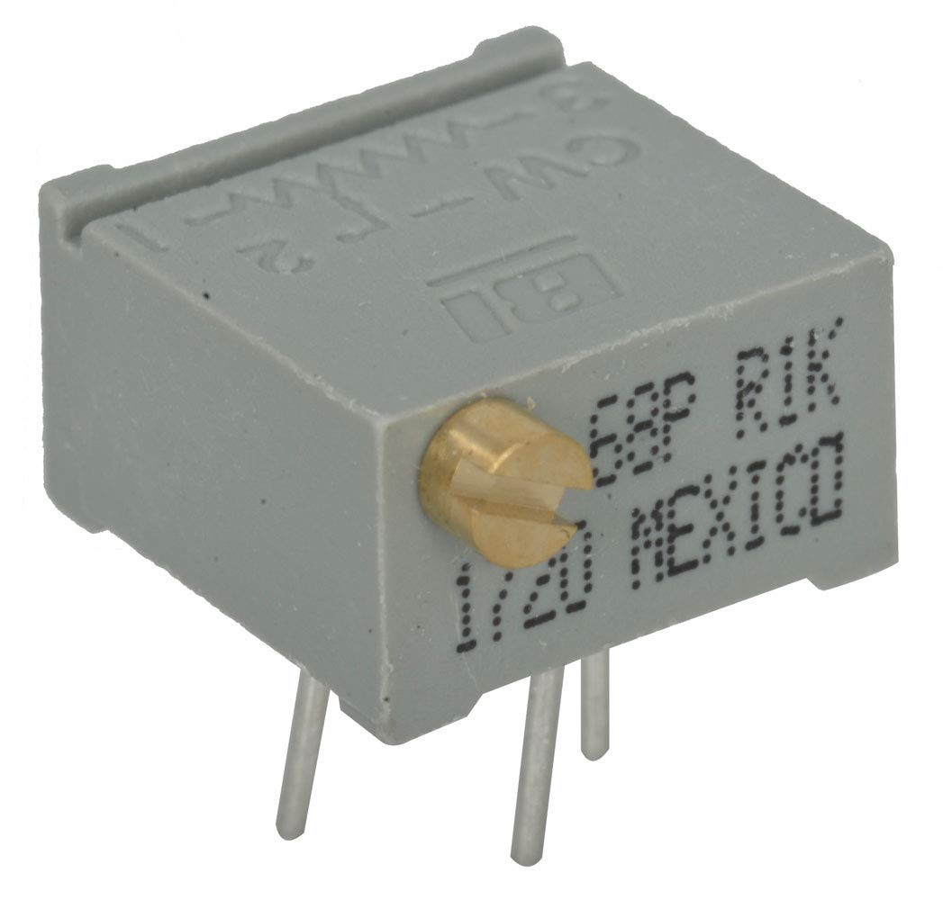 Resistencia variable 1kΩ para ajuste de precisión Bi Technologies 3299P-1-102VP con 25 vueltas 2