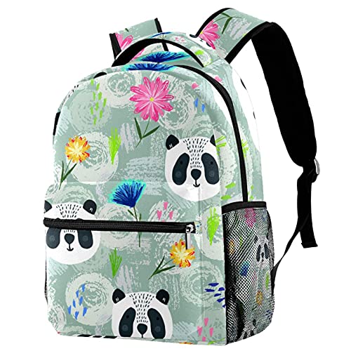 Sac à dos panda mignon pour livre d'école parfait pour la rentrée des classes