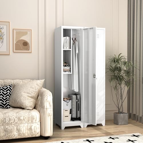 LUCYPAL Broom Closet Storage Cabinet,65