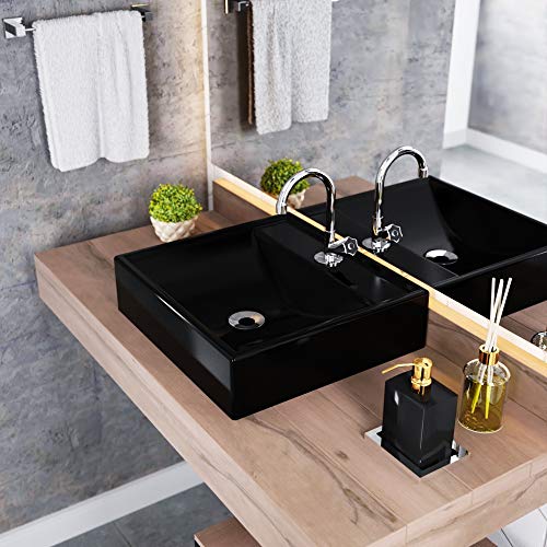 Kit Cuba Q39 C/Torneira C50 e Válvula 1'' ABS + Sifão Pvc + Flexível Preto