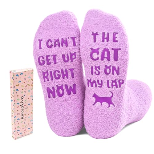 Fuzzy Cat Paw Slipper Socks