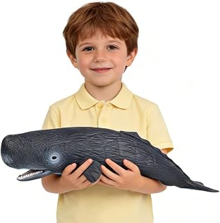 SmilerSmile 16 Inch Sperm Whale Toys Soft Rubber Action Figures