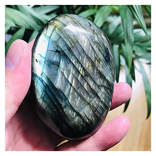 Quartz labradorite de Madagascar polie brute, minéral d'exception - 7