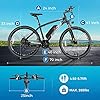 ANCHEER 27.5'' Electric Bike 500W(Peak 750W) Electric Mountain Bike, 55 Miles Range & 22 MPH, 3H Fast Charge, 48V/10.4Ah Removable Battery, Electric Bike for Adult 21 Speed Incl. Free Bike Lock #3