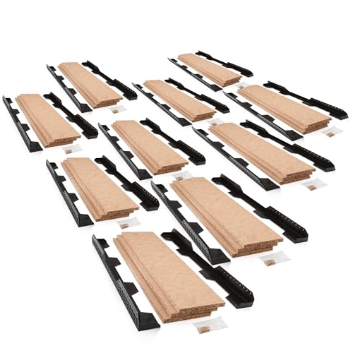 Loft Ledge raised storage boarding truss shelf thick insulation kit by loftleg Shelf Attic Storage Solution for Clothes Boxes and Household Items (Pack of 10)