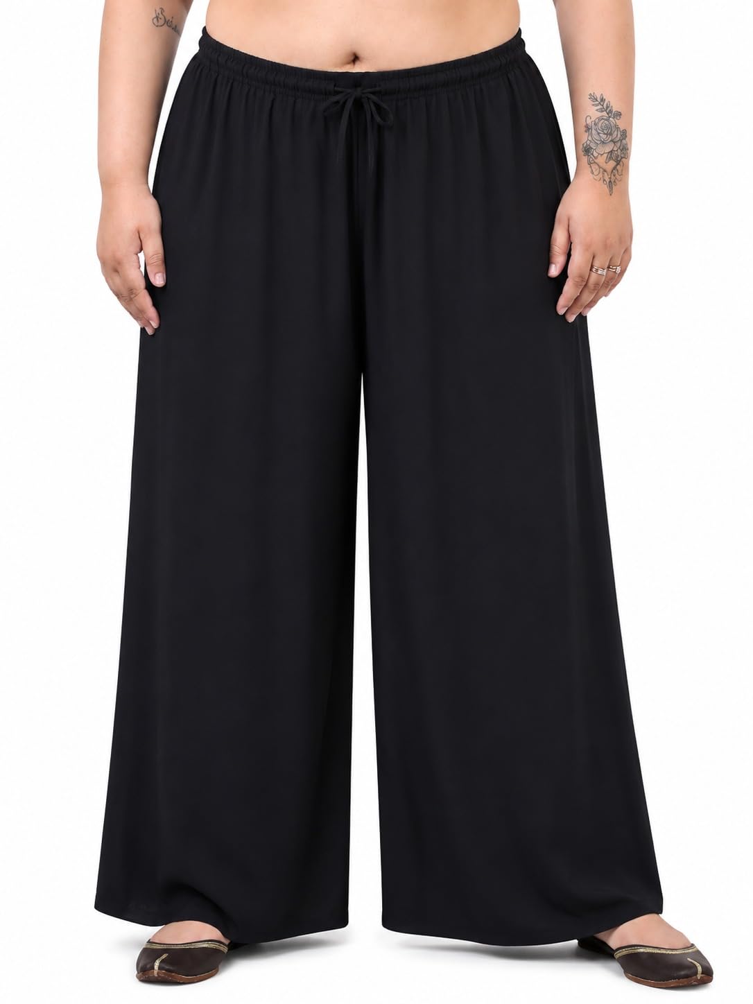 trend level Plus Size Rayon Solid Relaxed Loose Fit Palazzo for Women's and Girls (Available Size S,M,L,XL,3XL,4XL,5XL,6XL,7XL,8XL,9XL,10XL,-picture-17