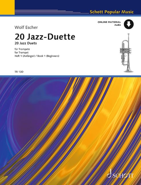 20 Jazz-Duets: with Preparatory Rhythmical Exercises for Beginners for 2 Trumpet (French Edition)      Sheet music – August 9, 2022