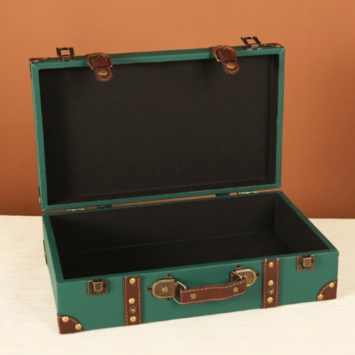 Tufduzo] スーツケース レトロ トランクケース アンティーク