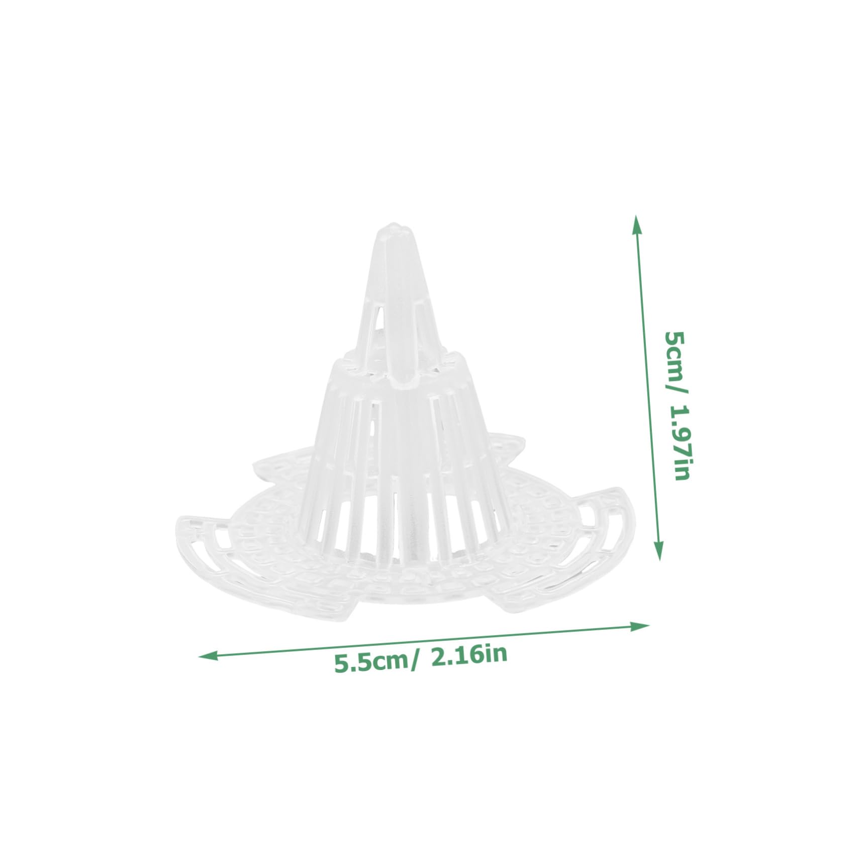 IWOWHERO 25Pcs Flowerpot Bottom Mats Mesh Pads for Improved Drainage Durable Plastic Plant Pot Cushions Prevent Root for and Balcony Use